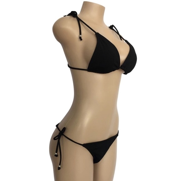 Just in!!! Ribbed Triangle Bikini Set  - Picture 4 of 7